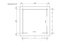 Gartenhuser H28-2420F-DT-EF