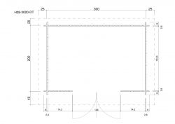 Gartenhuser H28-3020-DT