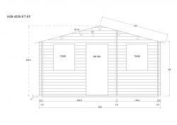 Gartenhuser H28-4230-ET-EF