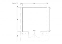 Gartenhuser H45-3030-DT