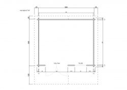 Gartenhuser H45-3630-DT-EF