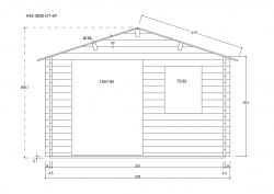 Gartenhuser H45-3630-DT-EF