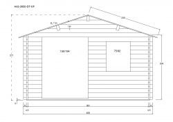 Gartenhuser H45-3930-DT-EF