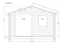 Gartenhuser H45-3939-DT-EF