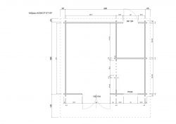 Gartenhuser H45PLUS 4238-DT/ET-EF