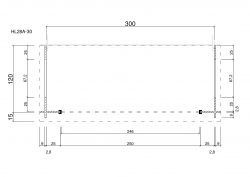 Gartenhuser HL28A-30