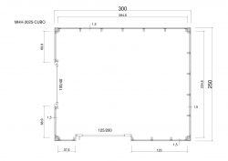 Gartenhuser MHH-3025-CUBO