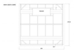 Gartenhuser MHH-3025-CUBO