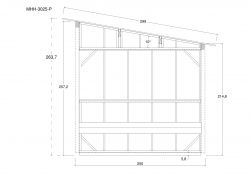 Gartenhuser MHH-3025-P