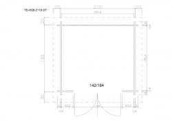 Gartenhuser TS-H28-2119-DT