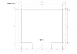 Gartenhuser TS-H28-3024-DT