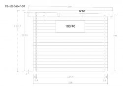 Gartenhuser TS-H28-3024F-DT