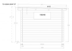 Gartenhuser TS-H28AN-3924F-DT