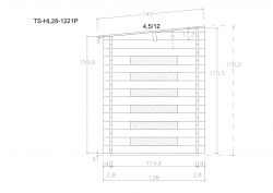 Gartenhuser TS-HL28-1221P