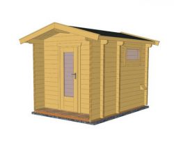 Gartensaunas H58-2227+40VT-2ET-FF