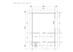 Gartensaunas H58-2227F+40VT-2ET-FF