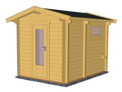 Gartensaunas H58-2231-2ET-FF