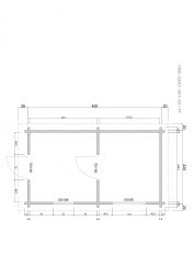 Gartensaunas H58-2240-2ET-EF-FF