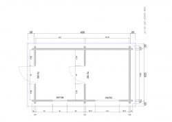 Gartensaunas H58-2240F-2ET-EF-FF