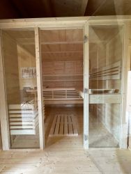 INDOOR SAUNA CABIN 4-CORNER ID1576