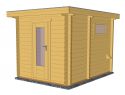 Gartensaunas H58-2231F-2ET-FF